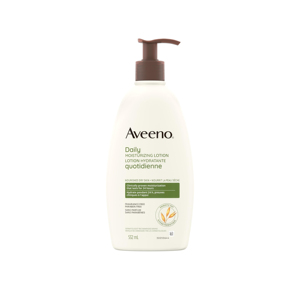 La loción hidratante diaria Aveeno nutre la piel sensible seca, suave, sedosa, saludable, resplandor radiante - Product Image 2