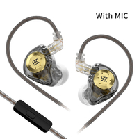 Vente directe d'usine, écouteurs KZ, écouteurs intra-auriculaires à réduction de bruit, écouteurs KZ EDX PRO, technologie hybride 1DD+1BA, son dynamique HIFI, musique, sport