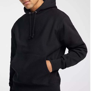 Venta al por mayor 100% Poliéster Algodón Fleece Hoodies Etiqueta personalizada en relieve Oversized Plain Pullover High Quality Street Winter 6XL - Product Image 2