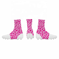 Couvre-crampons de football à impression par sublimation personnalisée pure couvre-crampons pour accessoires de football américain