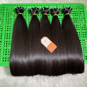 Extensiones de Cabello Humano Virgen de Vietnam, Super Double Drawn, Liso, de un Solo Donante, con Cierre de Encaje - Product Image 6