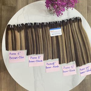 Extensiones de cabello Remy virgen de doble trama, máquina vietnamita lista para enviar de gran calidad, gran stock, sin enredos que se desprenden - Product Image 6