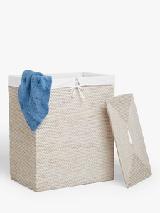 High Quality Rattan Storage <b>Basket</b> Natural <b>Wicker</b> <b>Hamper</b> <b>Basket</b> Decorating <b>Basket</b> Clothing Organizing Handmade in Vietnam - Product Image 2