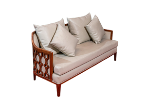 2-Seater Chesterfield Midcentury Modern Ash <b>Wood</b> <b>Sofa</b> Elegant Living Room Furniture Ash <b>Wood</b> <b>Frame</b> Seat Apartment Hotel Villa - Product Image 4