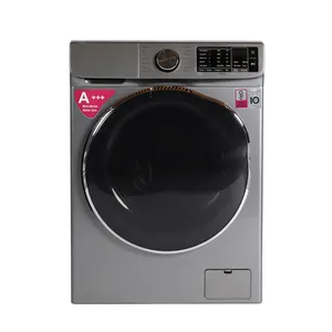 10kg Washing Machine Front Loading Fully Automatic Washing Machine Titanium Silver With BLDC Motor Similar Design