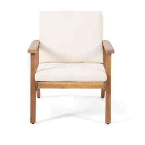 Muebles de jardín más vendidos, hechos de madera maciza y una combinación de espuma gruesa y tela suave. - Product Image 3