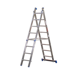 Scala de Aluminio Azul 10+10 Peldaños 300-500 cm - Product Image 1
