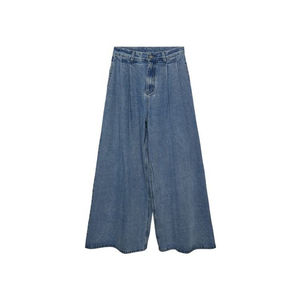 Venta al por mayor de las mujeres de invierno frente plano Jeans Pant 100% algodón de alta calidad de tamaño personalizable y logotipo de etiqueta privada más vendidos - Product Image 5