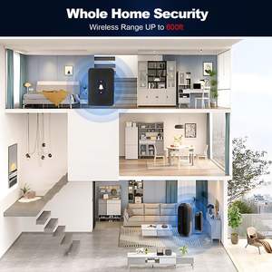 Alarme sans fil Daytech pour porte et fenêtre, détecteur d'entrée, sonnette d'alerte, sécurité pour maison, bureau, restaurant, clinique, café, portée 300 pieds (100 m), durable - Product Image 4