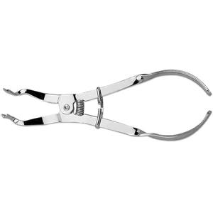 Pince à caoutchouc légère ivoire pour instruments dentaires endodontiques, à action manuelle - Product Image 4