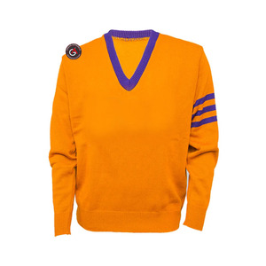 Wholesale Omega Embroidery Fraternity Men Acrylic <b>Cardigans</b> | Fraternity Embroidered Men Custom Style <b>Cardigan</b> Sweater - Product Image 4