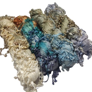 Sợi len dệt kim Ommul Y Season Viscose Acrylic <span class=keywords><strong>100</strong></span> Ring màu trắng, len đan tay, kỹ thuật thêu mới, nhuộm màu pha trộn, giá rẻ - Product Image 1