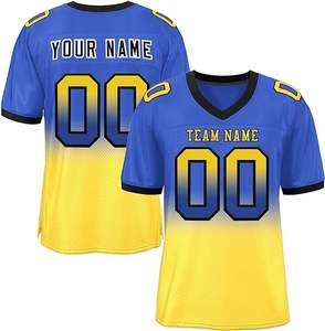 ระเหิดคุณภาพสูงโลโก้ที่กําหนดเองพิมพ์รักบี้สวมเครื่องแบบเสื้อฟุตบอลอเมริกัน - Product Image 5