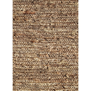 Alfombras de Yute y Cáñamo Anudadas a Mano Hula, Color Beige y Marrón Sólido para el Hogar-Px-01 - Product Image 3