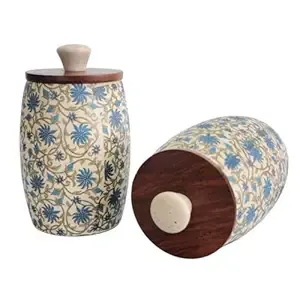 Pot en céramique artisanal pour le rangement et l'organisation de la cuisine, pot en céramique élégant pour la maison, la cuisine et la salle à manger, prix abordable - Product Image 4