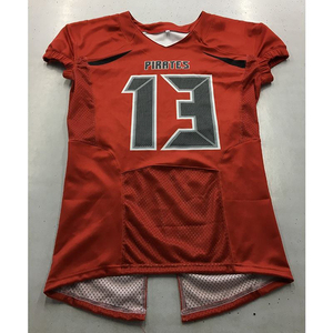 Camiseta de fútbol americano unisex transpirable de diseño libre de talla grande para adultos con mangas cortas - Product Image 1