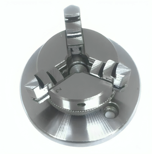 Mandrin de tour à 3 mâchoires auto-centrant de 2 pouces (50 mm) avec plaque arrière pour table rotative de 3 pouces et 4 pouces - Product Image 2
