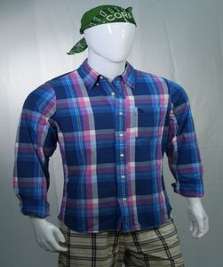 Camisa de franela de manga larga con estampado elegante personalizado para hombres de alta calidad 100% algodón moda sostenible antiarrugas transpirable para - Product Image 6