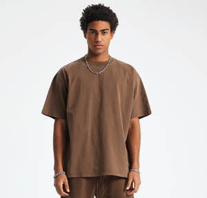 Produttore di <span class=keywords><strong>Abbigliamento</strong></span>, Vendita all'Ingrosso di T-Shirt Oversize Personalizzate in 100% Cotone 250g, Magliette da Uomo Taglie Forti - Product Image 3