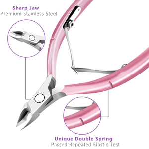 2025, las pinzas para uñas recubiertas de papel de Color personalizadas más vendidas para la eliminación de piel muerta, pinza profesional para cutículas para Artes de uñas - Product Image 4