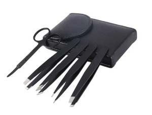 Fabricant de kit de beauté 5 pièces en acier inoxydable de qualité supérieure pince à épiler pour allonger les cils ANAAIF - Product Image 4