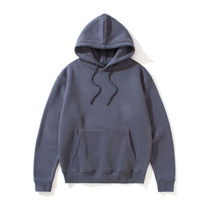 ผู้ผลิต OEM เสื้อฮู้ดดี้ผู้ชายคุณภาพสูง ผ้าฝ้ายน้ำหนักเบา แบบเรียบ สั่งทำได้ หลายสี เสื้อฮู้ดดี้แบบยูนิเซ็กซ์ - Product Image 3