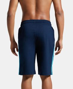 Pantalones cortos sólidos de algodón superpeinado para hombre, estilo informal de ajuste Regular con bolsillos laterales, logotipo personalizado, buen Material, precio barato - Product Image 3