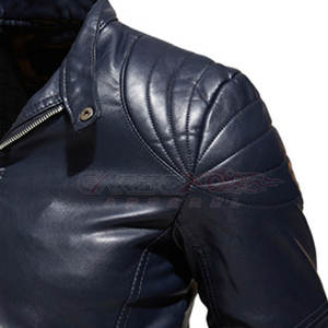 Veste en cuir de peau de vache de qualité supérieure pour hommes Vêtements de sport imprimés sur mesure Plus Size Option Made in Pakistan - Product Image 5