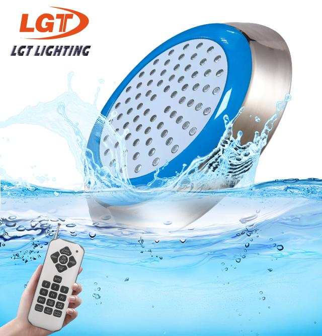 Durable Stainless Steel LED Pool Light Waterproof IP68 Energy Efficient Underwater Illumination Modern Swimming Pools