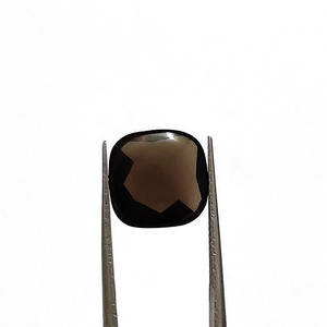 1 Pc de Quartz Fumé Naturel 12x12mm Coussin Rosecut 5.85 Cts Lot Iroc Ventes Qualité Smoky Topaz Cab Loose Gemstone US $3.7 - Product Image 4