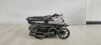 Poussette pliable légère et confortable à 4 roues en aluminium pour animaux de compagnie, transporteur pour chats et petits chiens, amortisseurs, capacité 20 kg, respirante