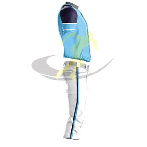 Conjunto de ropa deportiva de béisbol y sóftbol al por mayor personalizado, camiseta transpirable, ropa de equipo de sublimación impresa de talla grande - Product Image 5