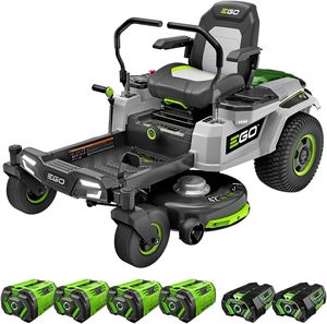 Mejor Oferta para la Podadora de Césped de Giro Cero Inalámbrica EGO Power+ ZT5207L de 52 Pulgadas y 56 Voltios con Batería de Iones de Litio + (6) Baterías de 12.0Ah Listas para Enviar - Product Image 1