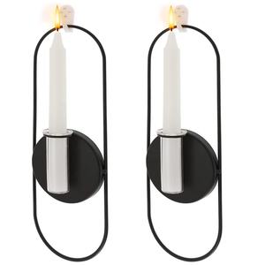 เชิงเทียนโลหะแบบทำด้วยมือดีไซน์ใหม่ล่าสุดเชิงเทียนแบบเสาโลหะทนทานสำหรับการตกแต่งบ้านและคริสต์มาส - Product Image 5