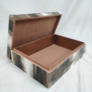 Cajas de Joyería con Incrustaciones de Resina Hechas a Mano, Cajas de Almacenamiento Decorativas con Incrustaciones de Madreperla, Precio al por Mayor, Elegantes Cajas de Madera con Incrustaciones de la India - Product Image 1