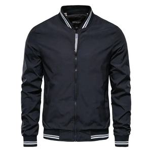 OEM Custom Logo <b>Men's</b> Winter Wool Bomber <b>Jacket</b> Windproof Satin Varsity Design Waterproof for Outdoor Wholesale Shipping Air - Product Image 1