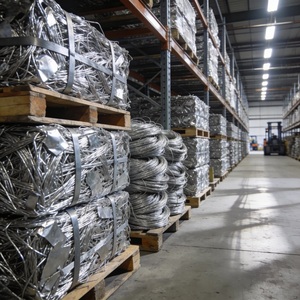 Chatarra de Alambre de Aluminio 6063 Plateado Brillante, Alambre de Aluminio Comprimido Limpio para Fundiciones y Plantas de Fundición y Fusión - Product Image 3