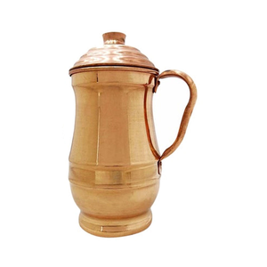 Fabricante OEM 100% Jarra de agua de cobre Venta más caliente Utensilios de cobre Fabricante de confianza de la India por Tradebit - Product Image 1