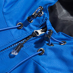 แจ็คเก็ตกันลมสำหรับผู้ชายรุ่นใหม่ล่าสุด บริการ OEM เป็นมิตรกับสิ่งแวดล้อม ปรับขนาดได้ ระบายอากาศได้ดี ดีไซน์มีฮู้ด - Product Image 5