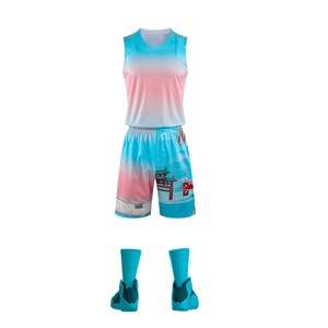 Conjunto de camisetas de baloncesto de colores personalizados, uniforme OEM - Product Image 1