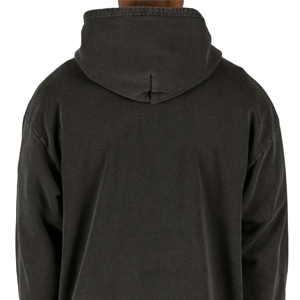 Sweatshirts à capuche personnalisés pour hommes taille XS 100% coton lavé à l'acide Style Streetwear broderie surdimensionnée écran vieilli hiver - Product Image 4