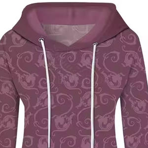 Sudaderas con Capucha Tejidas y Estampadas para Mujer, Ropa Urbana de Invierno, con Logotipo Personalizado en la Parte Delantera, Estampados Creativos Únicos para la Escuela - Product Image 2