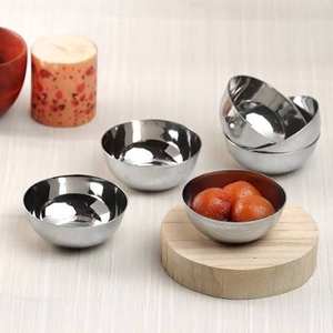 Moradabad Handcrafted Stainless Steel <b>Ice</b> <b>Cream</b> Cup Food Safe Metal Serving Bowl for Hotels & Home Decor Dessert Bowl - Product Image 4