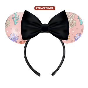 Diadema Personalizada de Aguamarina, Diadema de Vinilo Negro para Manualidades, Regalo de Moda Infantil - ¡Crea la Tuya Propia! - Product Image 1