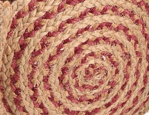 Sac messager en jute tressé pour femme, sac à bandoulière bohème, sac fourre-tout rond fait main écologique à ouverture supérieure pour l'été - Product Image 2