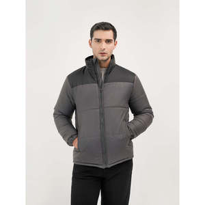 Veste matelassée décontractée pour homme KAIYA avec fermeture éclair, style parka - Product Image 2