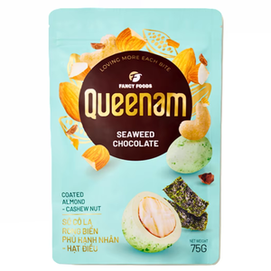 Proveedor Exportador de Chocolate Drageado a Granel, Etiqueta Privada Personalizada, Alta Calidad, HALAL, 75G, Sabor a Algas, Almendras y Anacardos Recubiertos - Product Image 1