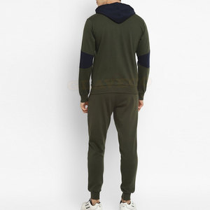 Venta al por mayor de chándales de algodón 100% de calidad superior para hombre con impresión de logotipo personalizado ligero de secado rápido transpirable conjuntos de pantalones de talla grande - Product Image 3