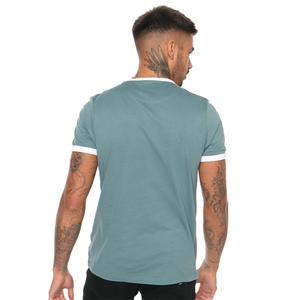 Logotipo personalizado 210gsm personalizado impreso o bordado camisetas 100% algodón hombres camiseta pesada algodón camiseta verano cuello redondo - Product Image 5