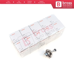 BHL599-1 10 ชิ้น BASIC 1 987 302 803 หลอดไฟฮาโลเจน 12V 60/55W H4 สำหรับไฟหน้า ไฟต่ำ ไฟสูง ไฟตัดหมอก - Product Image 2